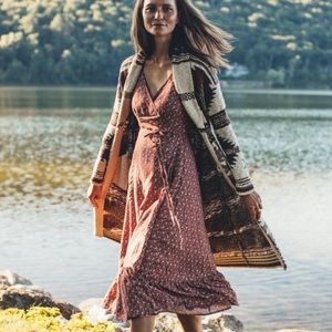 Faherty Rosabel Floral Wrap Dress
